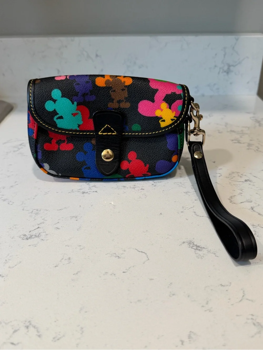 Vintage Dooney & Bourke Disney Mickey Mouse Wristlet